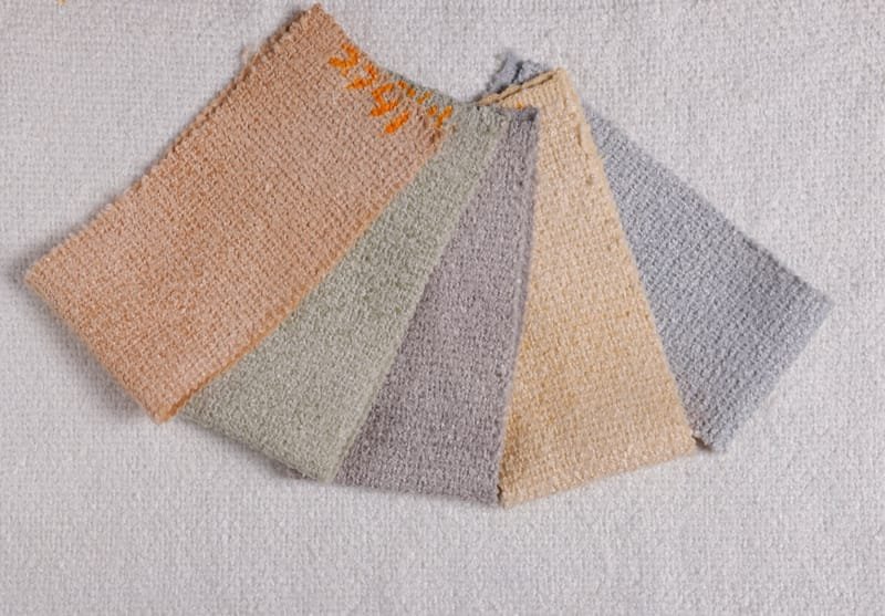 Fabric from the Kapasa sample room, close-up