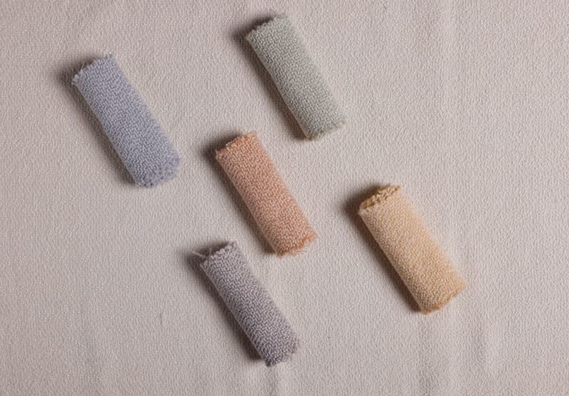 Fabric from the Kapasa sample room, close-up